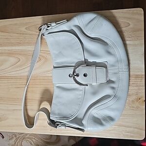 White Soho Coach purse
